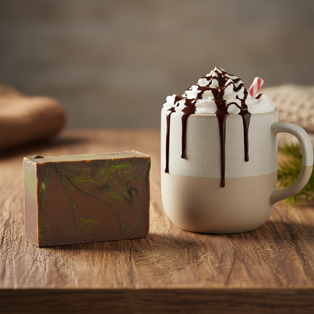 Peppermint Mocha Cocoa Butter Soap