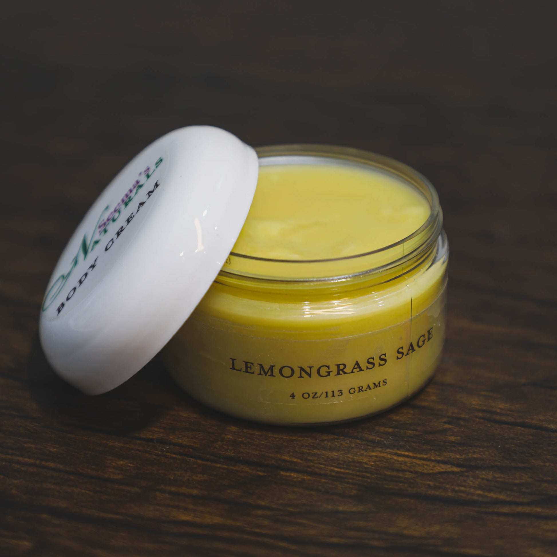 All Natural Lemongrass Sage Body Cream